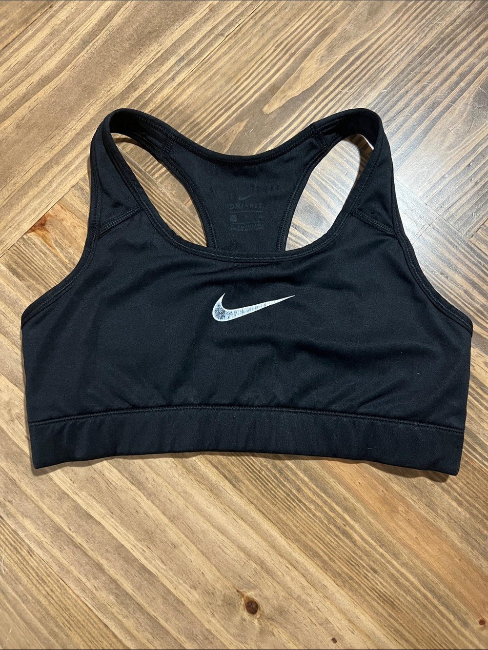 Nike Black Dri-FIT Sports Bra - Black